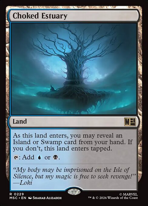 Choked Estuary - Marvel Super Heroes Commander Magic card