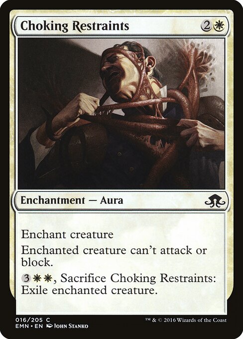 Choking Restraints - Eldritch Moon Magic card
