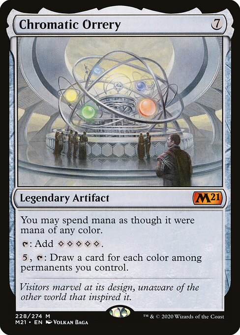 Chromatic Orrery - Core Set 2021 Magic card