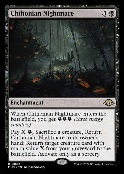 Chthonian Nightmare - Modern Horizons 3 Magic card