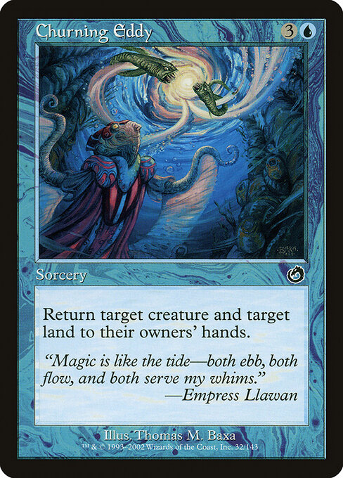Churning Eddy - Torment Magic card
