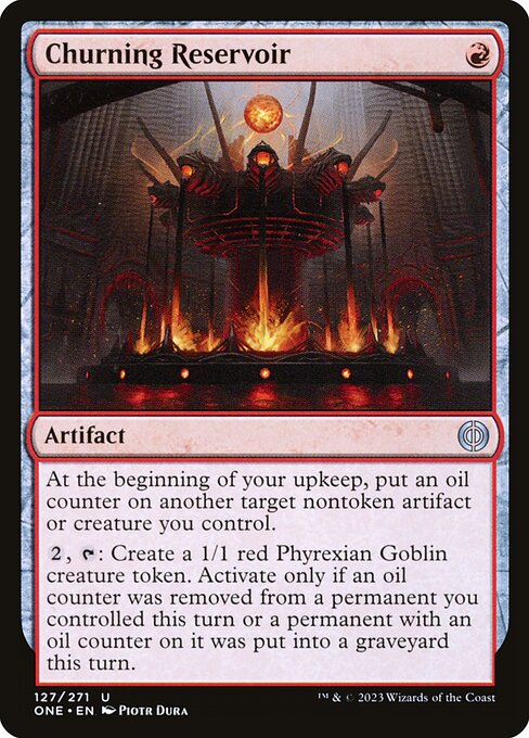 Churning Reservoir - Phyrexia: All Will Be One Magic card