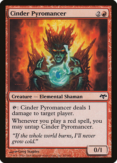 Cinder Pyromancer - Eventide Magic card