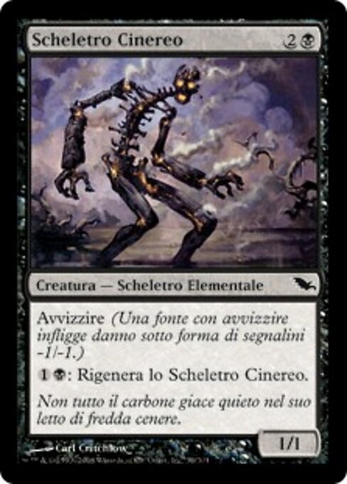 Истлевший Золовик (Cinderbones) - Shadowmoor (#59) - Illustrated by Carl Critchlow - Magic: The Gathering Card