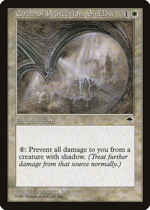 Circle of Protection: Shadow - Tempest Magic card