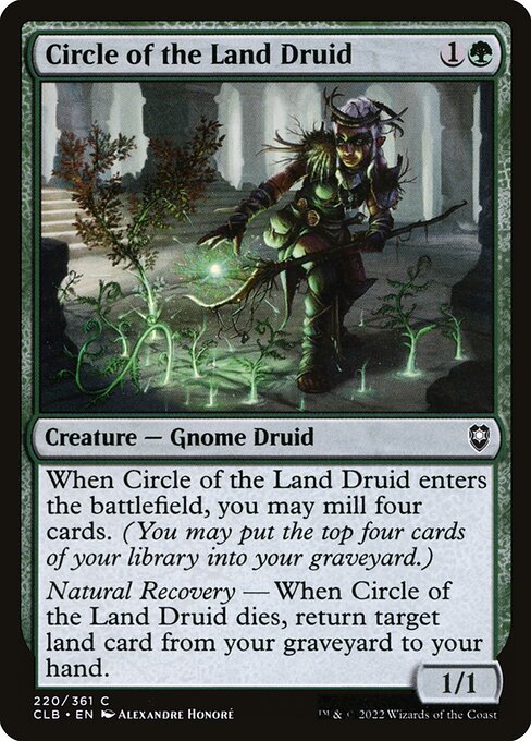 Circle of the Land Druid - Commander Legends: Battle for Baldur's Gate Magic card