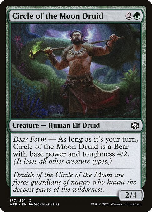 Circle of the Moon Druid - Adventures in the Forgotten Realms Magic card