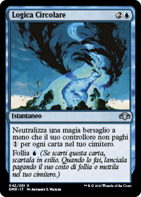 Circular Logic - Secret Lair Drop (#1519) - Illustrated by Alexander Khabbazi - Magic: The Gathering Card