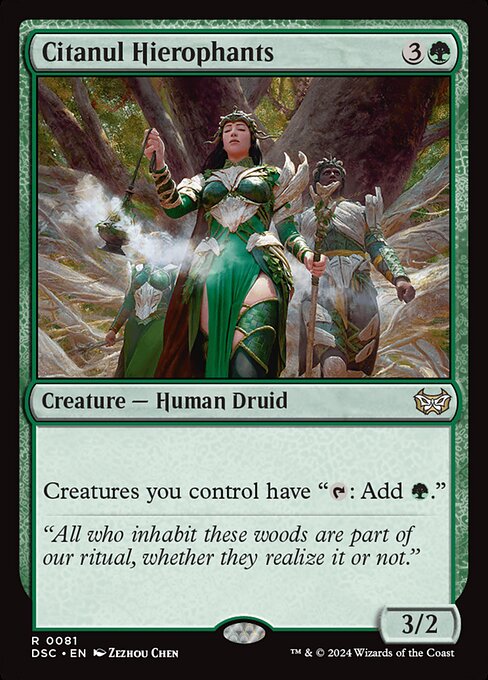 Citanul Hierophants - Duskmourn: House of Horror Commander Magic card