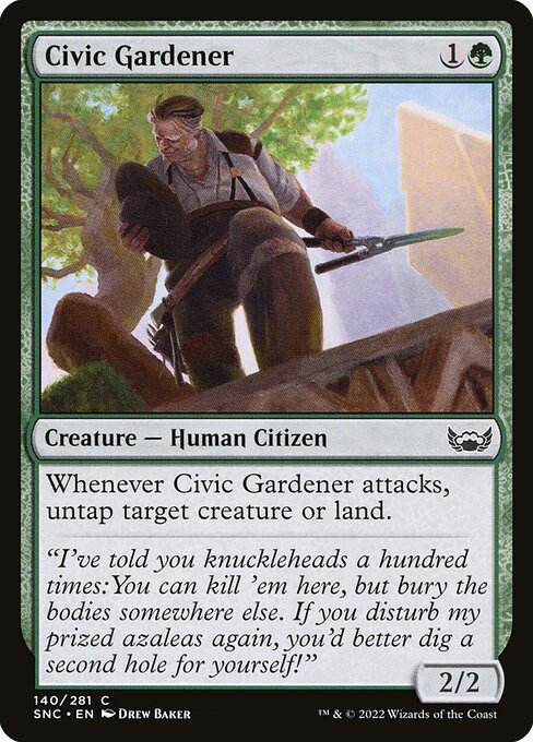 Civic Gardener - Streets of New Capenna Magic card