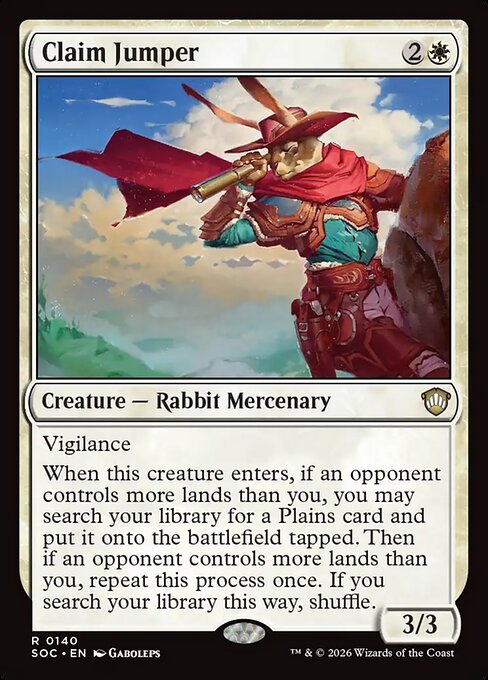 Claim Jumper - Secrets of Strixhaven Commander Magic card