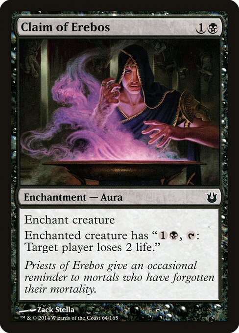 Claim of Erebos - Born of the Gods Magic card