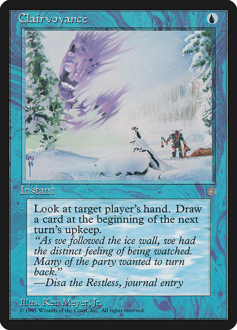 Clairvoyance - Ice Age Magic card