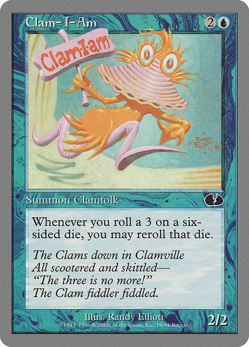 Clam-I-Am - Unglued Magic card