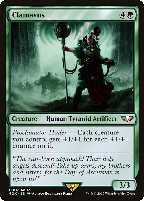 Clamavus - Warhammer 40,000 Commander (#90) - Illustrated by Adrián Rodríguez Pérez - Magic: The Gathering Card