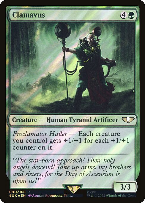 Clamavus - Warhammer 40,000 Commander (#90★) - Illustrated by Adrián Rodríguez Pérez - Magic: The Gathering Card