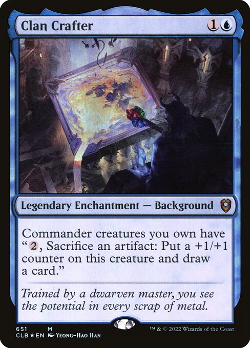 Clan Crafter - Commander Legends: Battle for Baldur's Gate Magic card