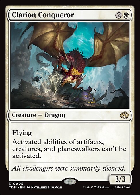Clarion Conqueror - Tarkir: Dragonstorm Magic card