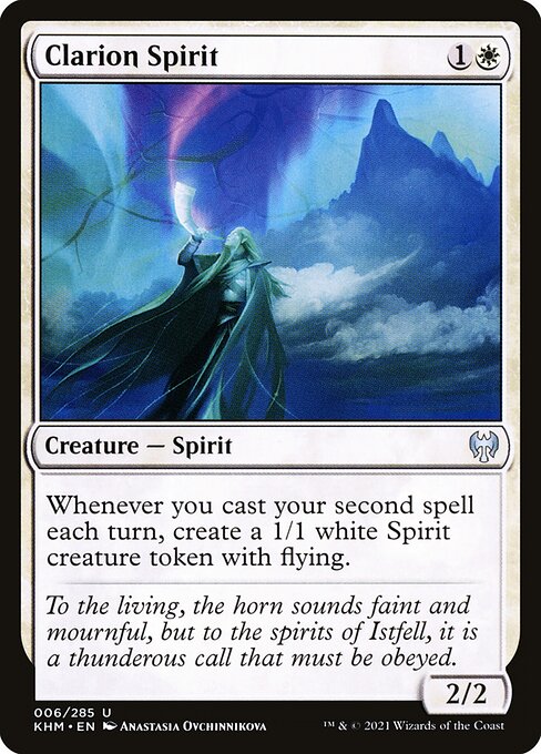Clarion Spirit - Kaldheim Magic card