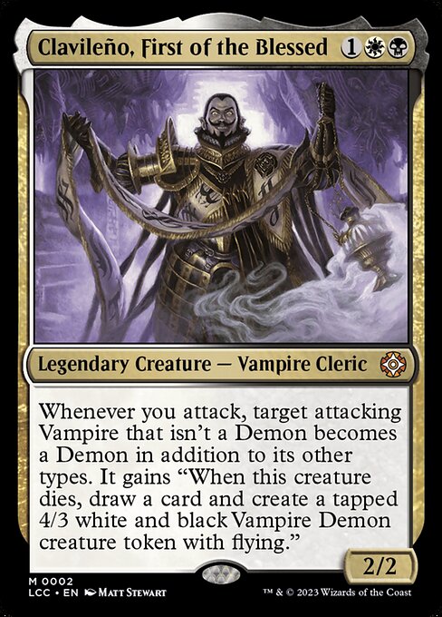 Clavileño, First of the Blessed - The Lost Caverns of Ixalan Commander Magic card