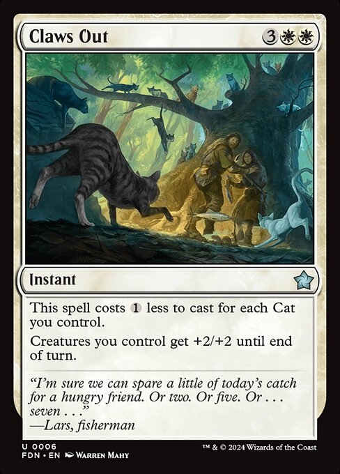 Claws Out - Foundations Magic card