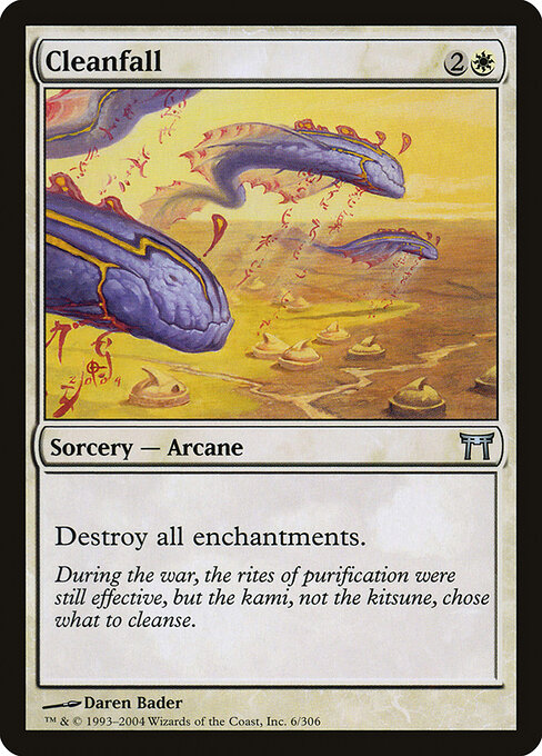 Cleanfall - Champions of Kamigawa Magic card