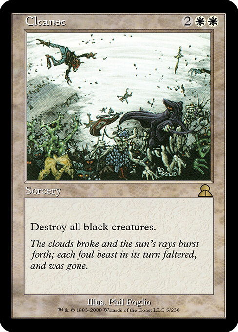 Cleanse - Masters Edition III Magic card