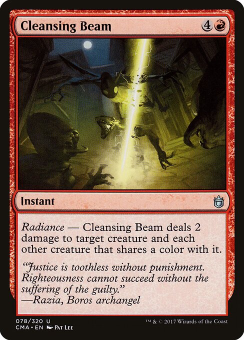 Cleansing Beam - Commander Anthology Magic card