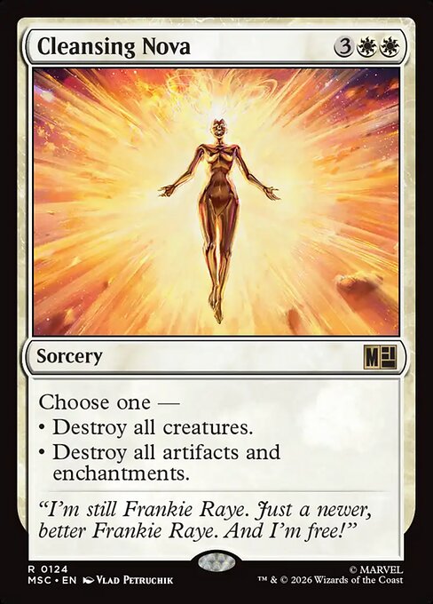 Cleansing Nova - Marvel Super Heroes Commander Magic card