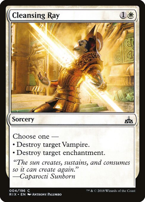 Cleansing Ray - Rivals of Ixalan Magic card