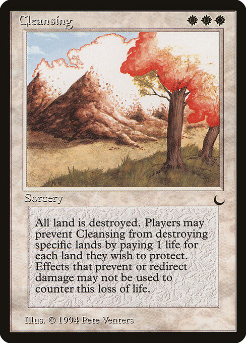 Cleansing - The Dark Magic card