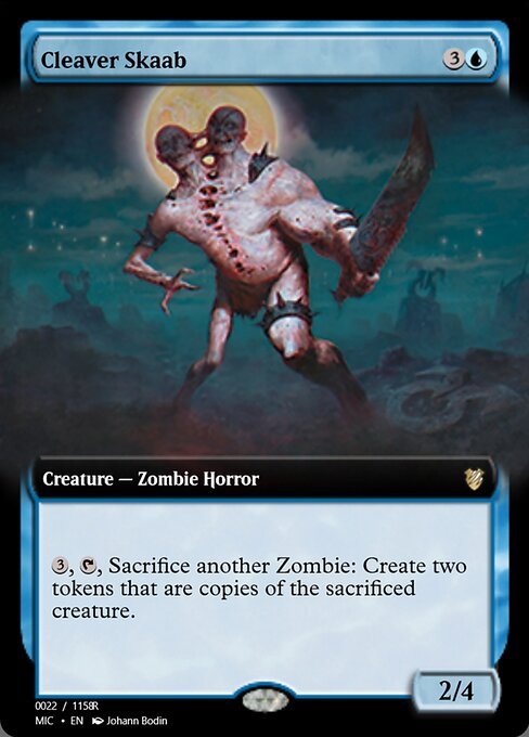 Hackmesser-Skaab (Cleaver Skaab) - Midnight Hunt Commander (#49) - Illustrated by Johann Bodin - Magic: The Gathering Card