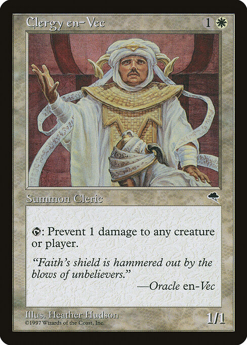 Clergy en-Vec - Tempest Magic card