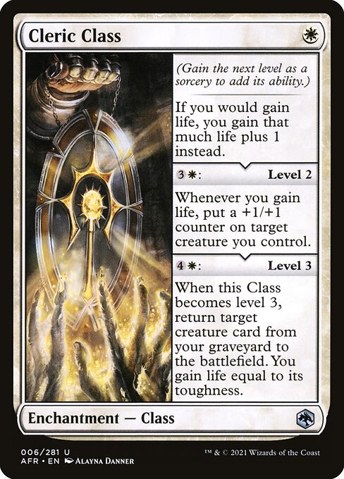 Cleric Class - Adventures in the Forgotten Realms Magic card