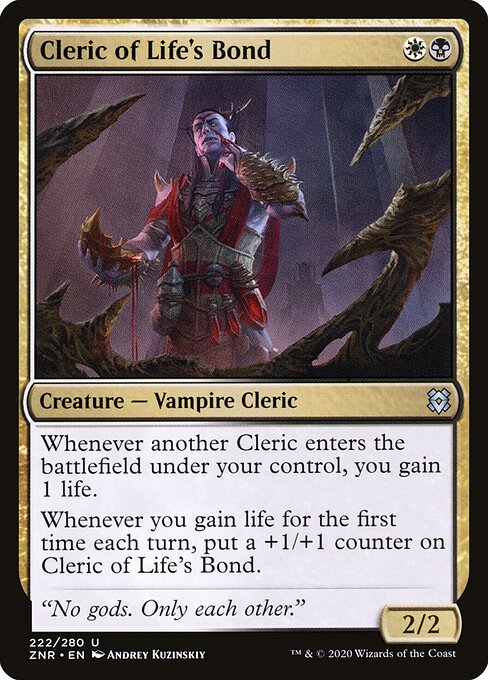 Cleric of Life's Bond - Zendikar Rising Magic card