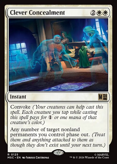 Clever Concealment - Marvel Super Heroes Commander Magic card