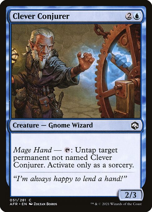 Clever Conjurer - Adventures in the Forgotten Realms Magic card