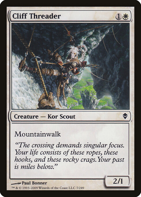 Cliff Threader - Zendikar Magic card