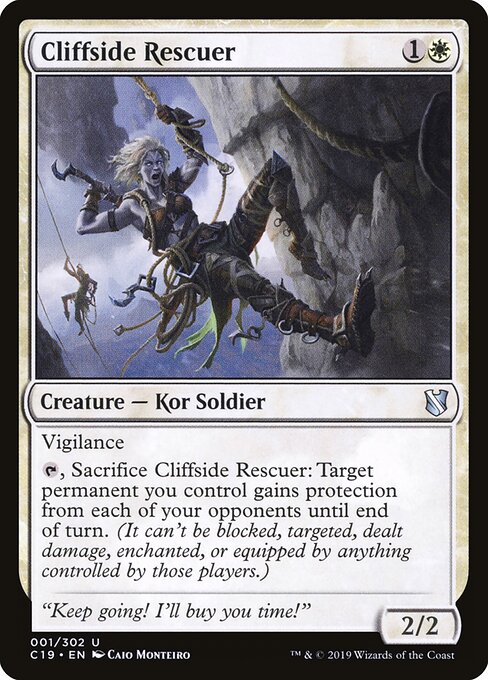 Cliffside Rescuer - Commander 2019 Magic card