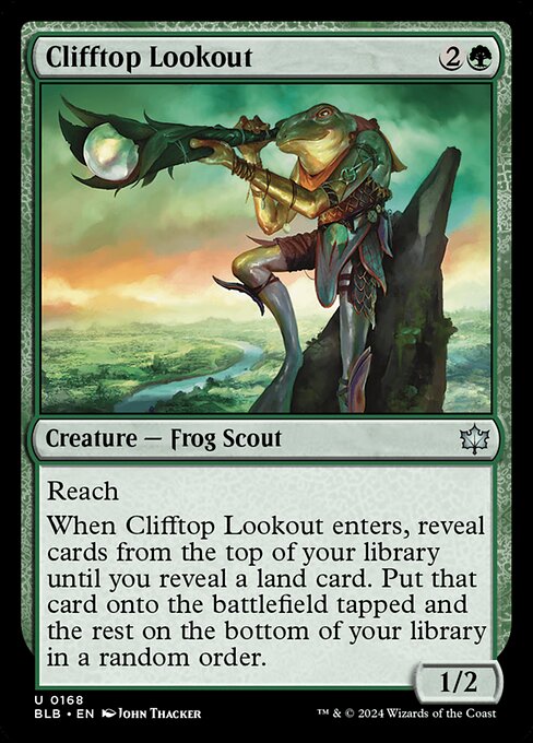 Clifftop Lookout - Bloomburrow Magic card