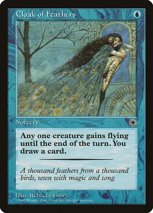 Cloak of Feathers - Portal Magic card