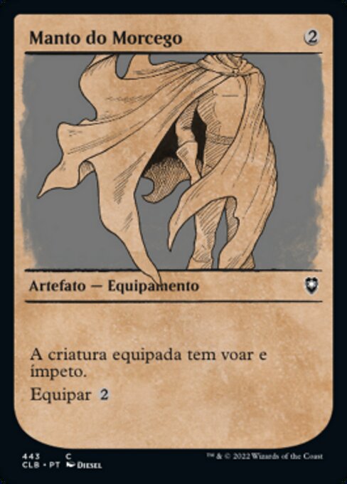 Cloak of the Bat - Alchemy Horizons: Baldur's Gate (#256) - Illustrated by Dominik Mayer - Magic: The Gathering Card