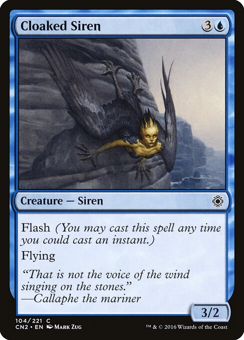 Cloaked Siren - Conspiracy: Take the Crown Magic card
