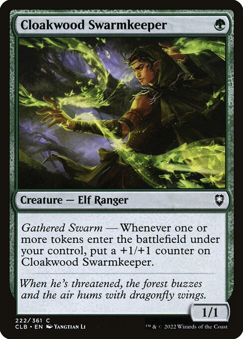 Cloakwood Swarmkeeper - Commander Legends: Battle for Baldur's Gate Magic card