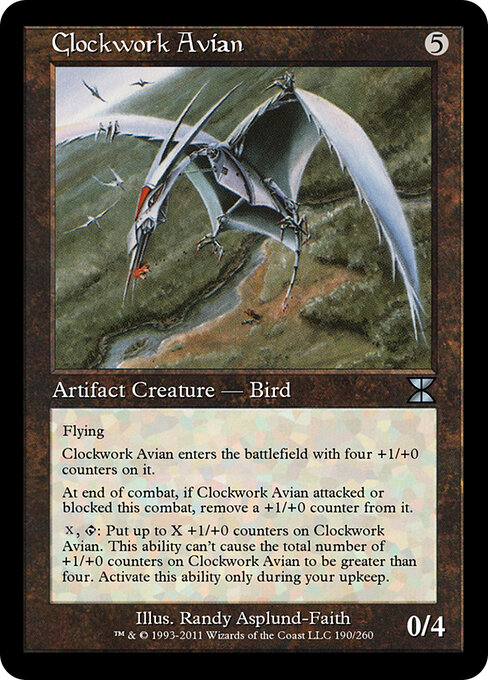 Clockwork Avian - Masters Edition IV Magic card
