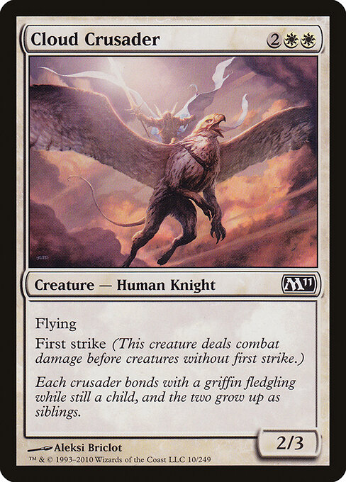 Cloud Crusader - Magic 2011 Magic card