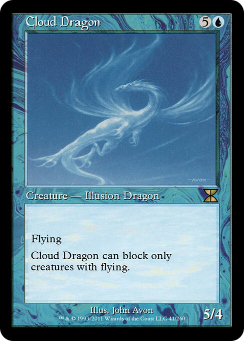 Cloud Dragon - Masters Edition IV Magic card