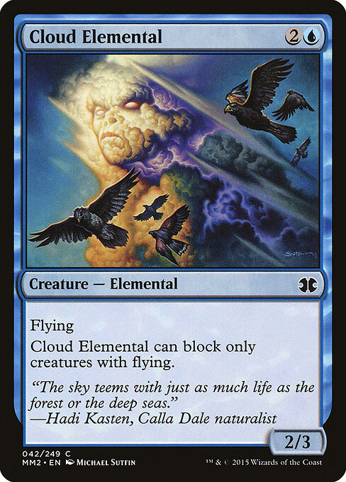 Cloud Elemental - Modern Masters 2015 Magic card