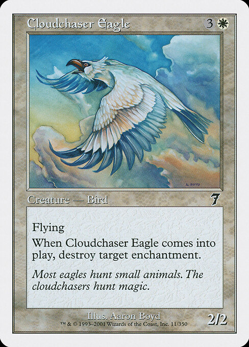Cloudchaser Eagle - Seventh Edition Magic card