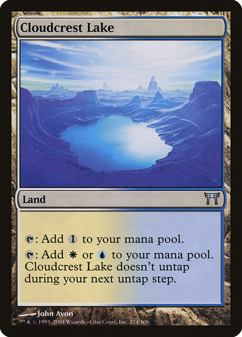 Cloudcrest Lake - Champions of Kamigawa Magic card